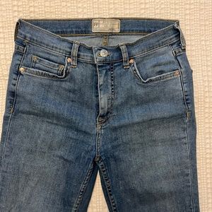 Free people distressed skinnies